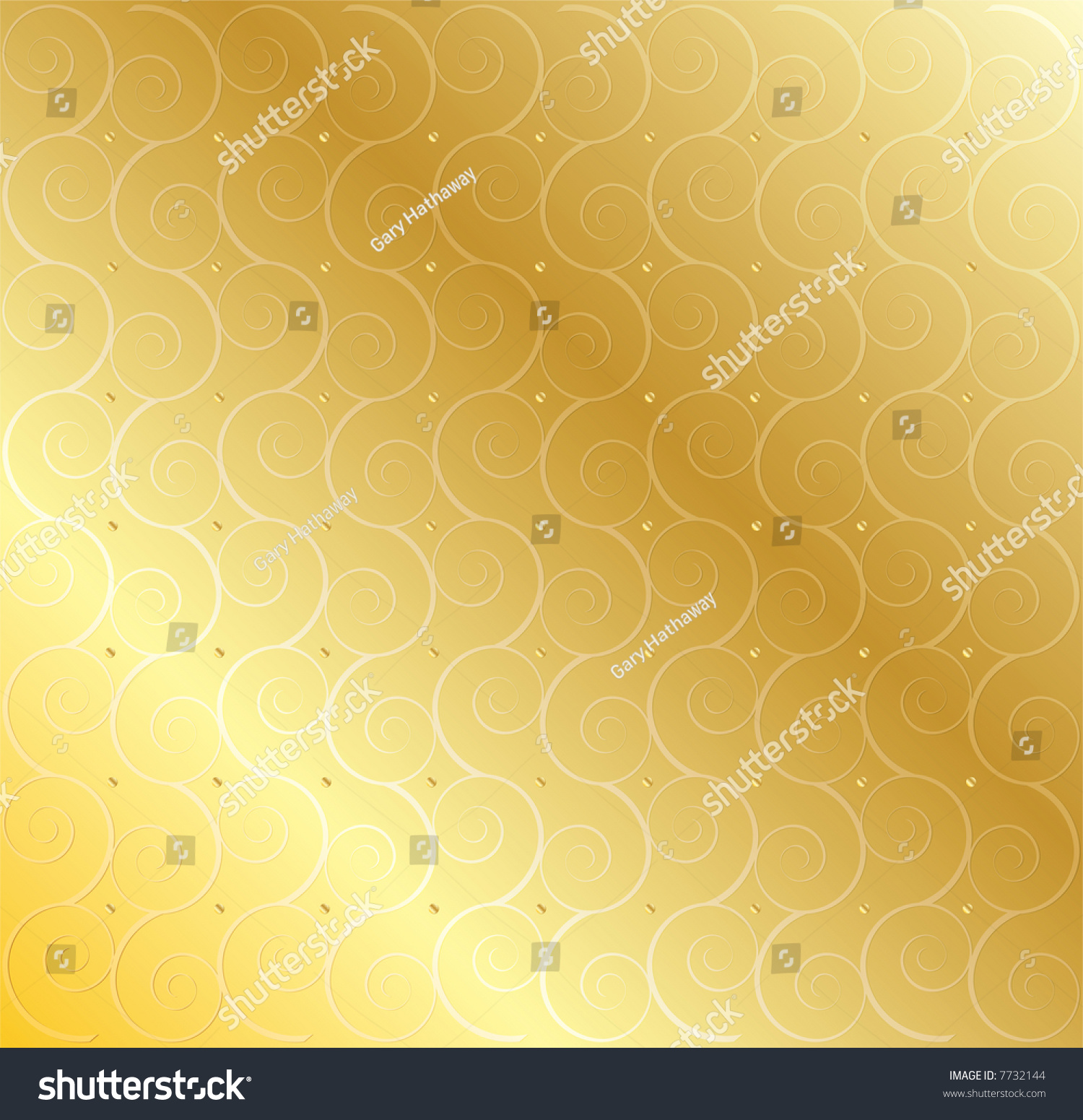 Golden Scrolling Background - Perfect For Any Classy Occasion Stock ...