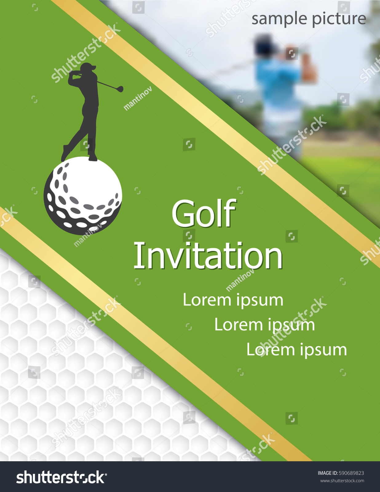 Golf Outing Brochure Template from image.shutterstock.com