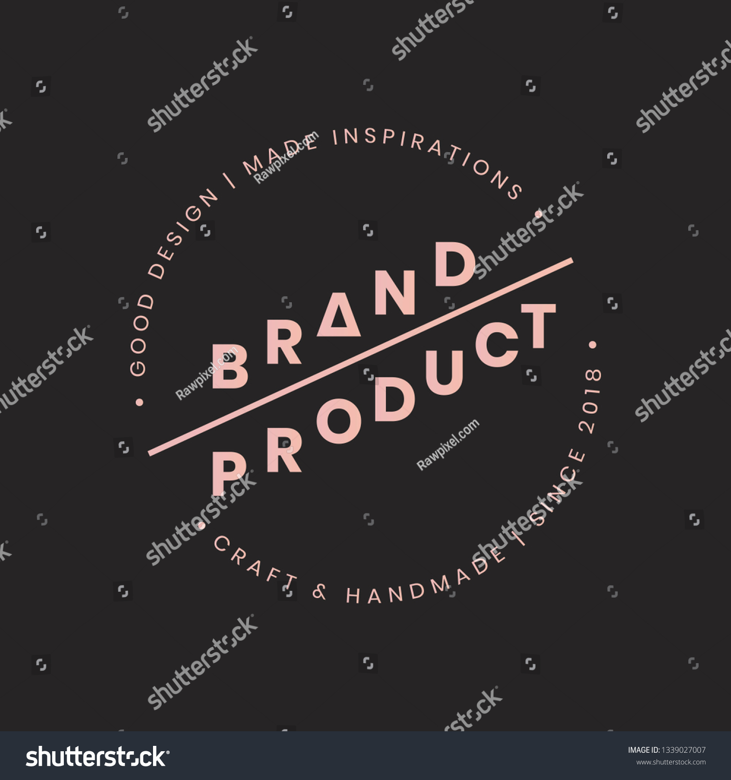 Good Design Art Gallery Logo Vector Stock Vector (Royalty Free