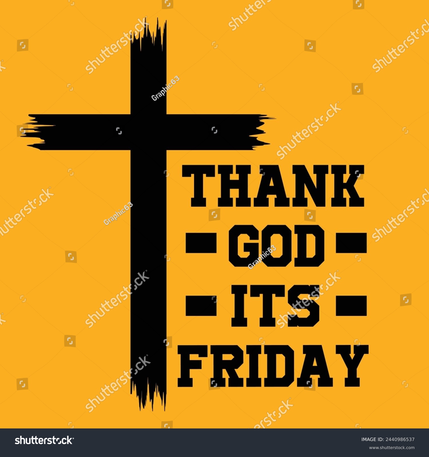 SVG of Good Friday 29 March.Thank God It's Friday.Motivational Typography Quotes Print For T Shirt, Poster, Design Vector Illustration. svg