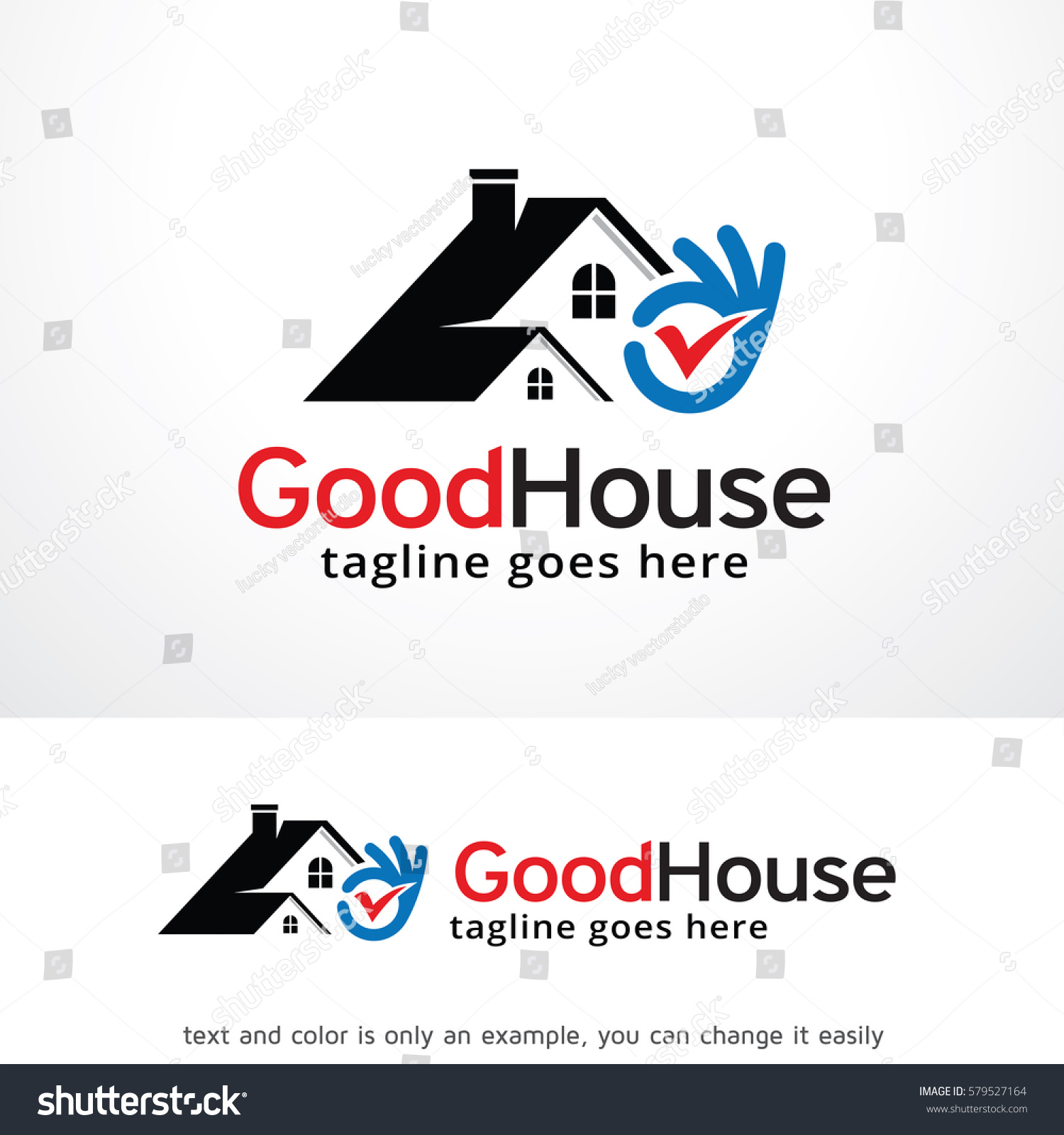 Good House Logo Template Design Vector Stock Vector 579527164