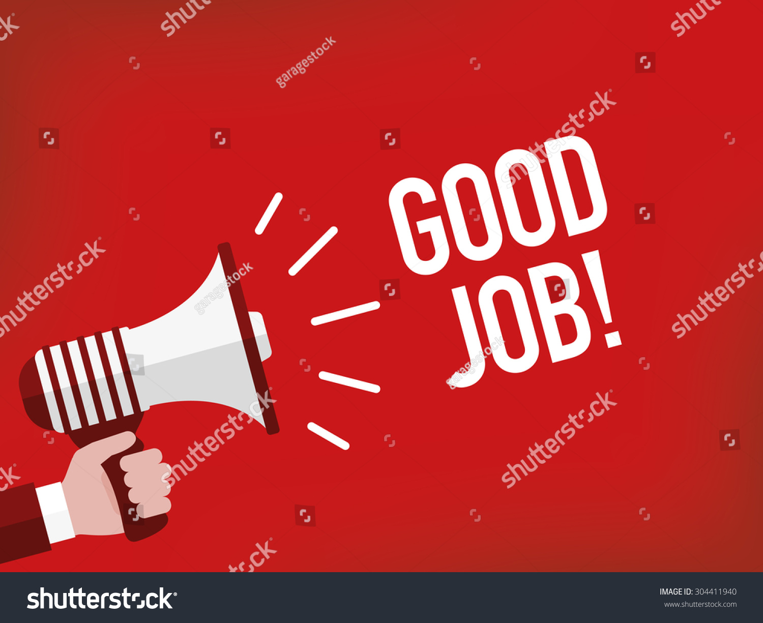 Good Job Stock Vector (Royalty Free) 304411940