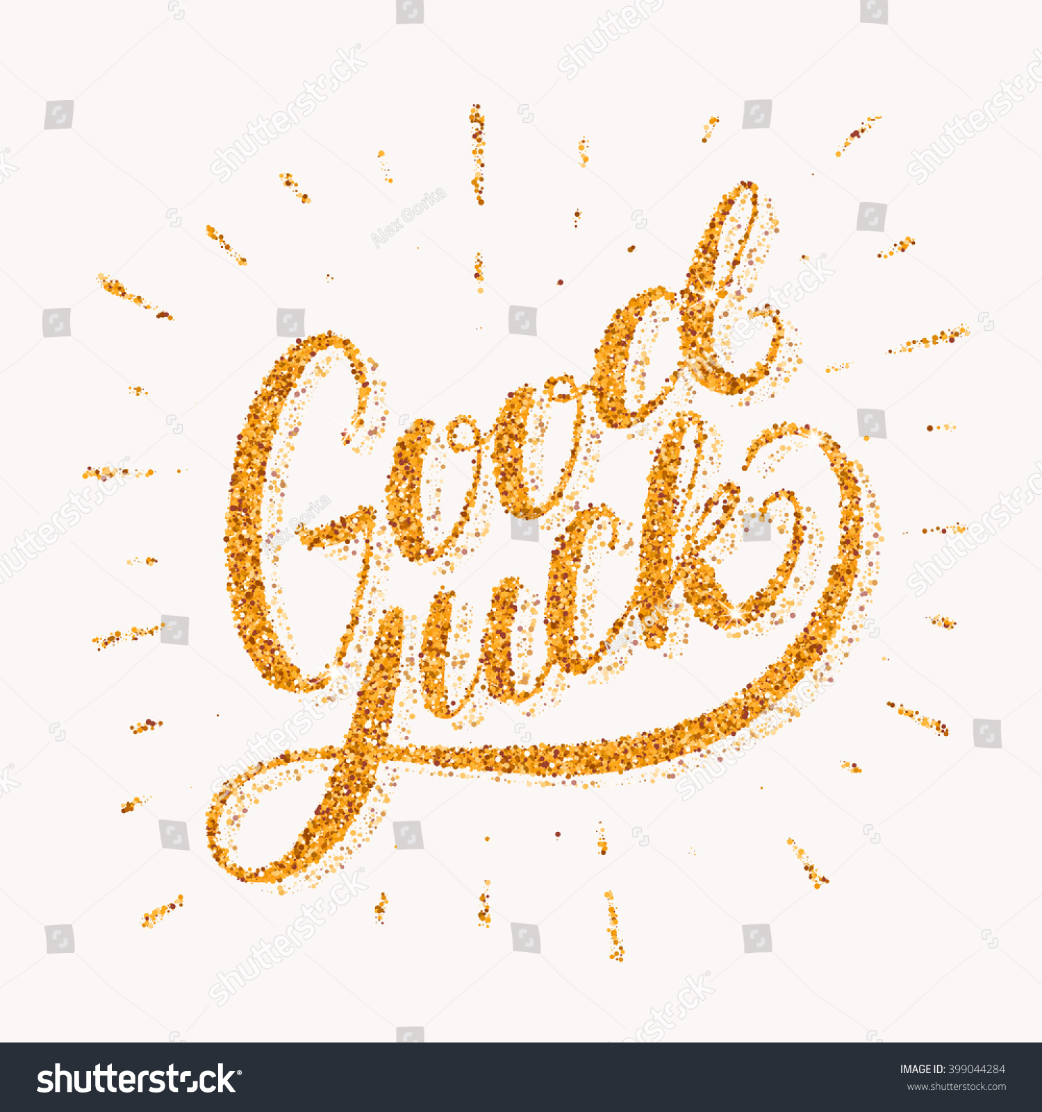 Good Luck. Farewell Card. Stock Vector 399044284 : Shutterstock