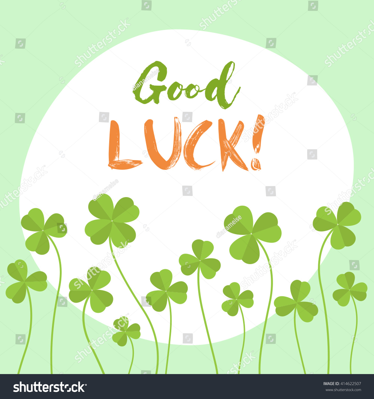 How To Have Good Luck good luck flat vector card have stock vector 414622507 - shutterstock How To Have Good Luck good luck flat vector card have stock vector 414622507 - shutterstock