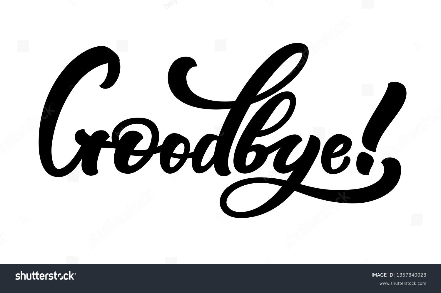 375 Goodbye title Images, Stock Photos & Vectors | Shutterstock