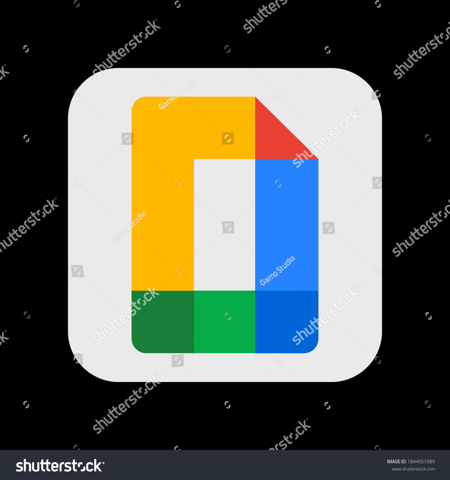 Google Docs App Icon Vector Illustration Stock Vector (Royalty Free ...