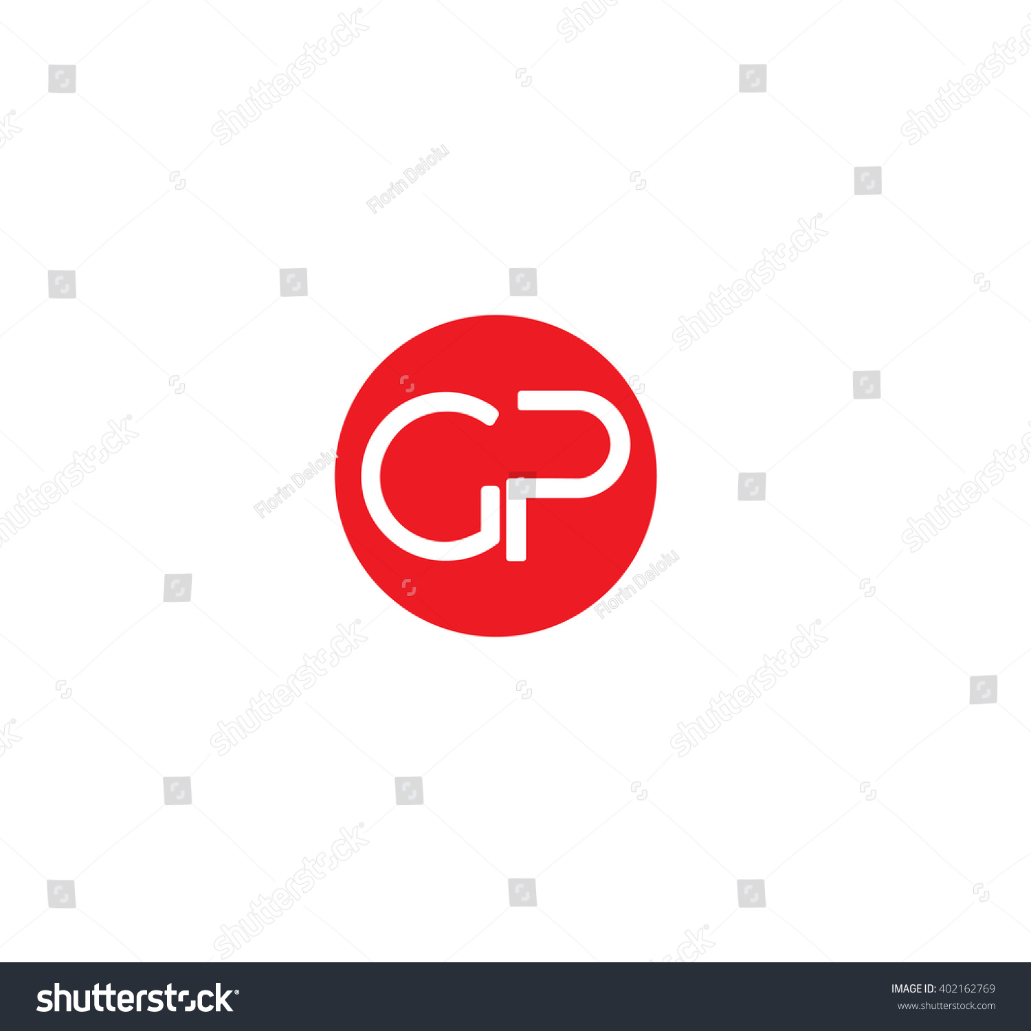 Gp Logo Stock Vector 402162769 - Shutterstock