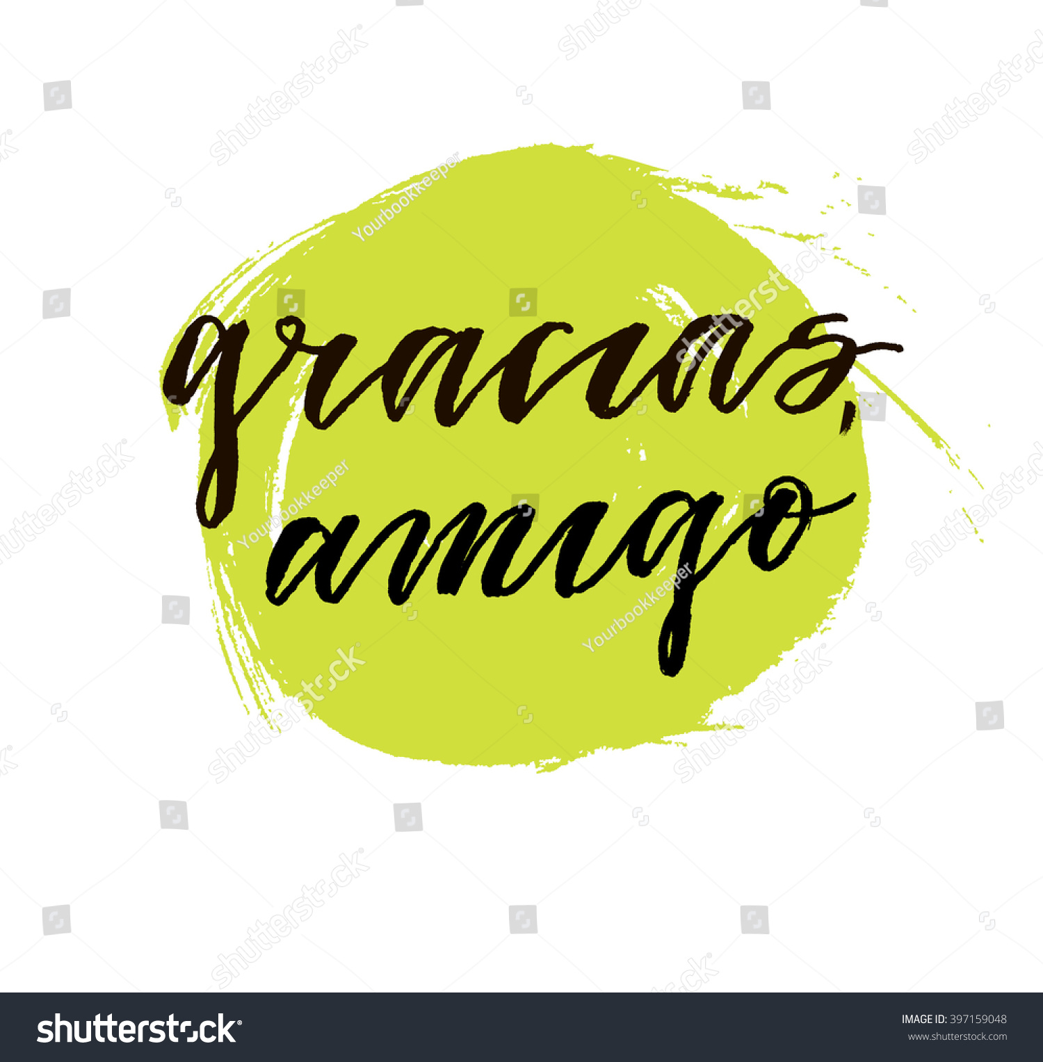 gracias-amigo-hand-lettering-meaning-thank-397159048