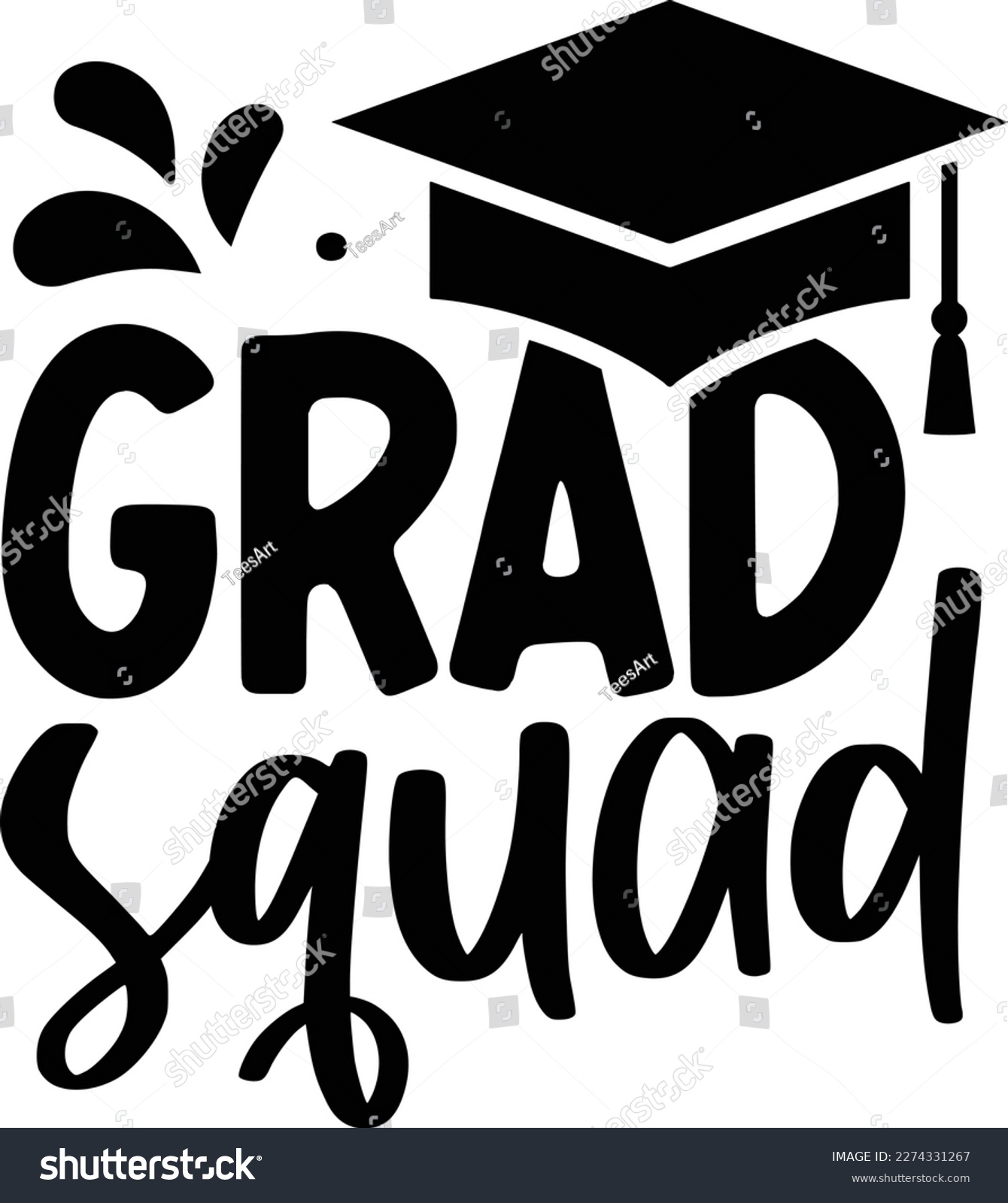 SVG of Grad squad 2023 graduate svg design class of 2023 graduate svg designs svg