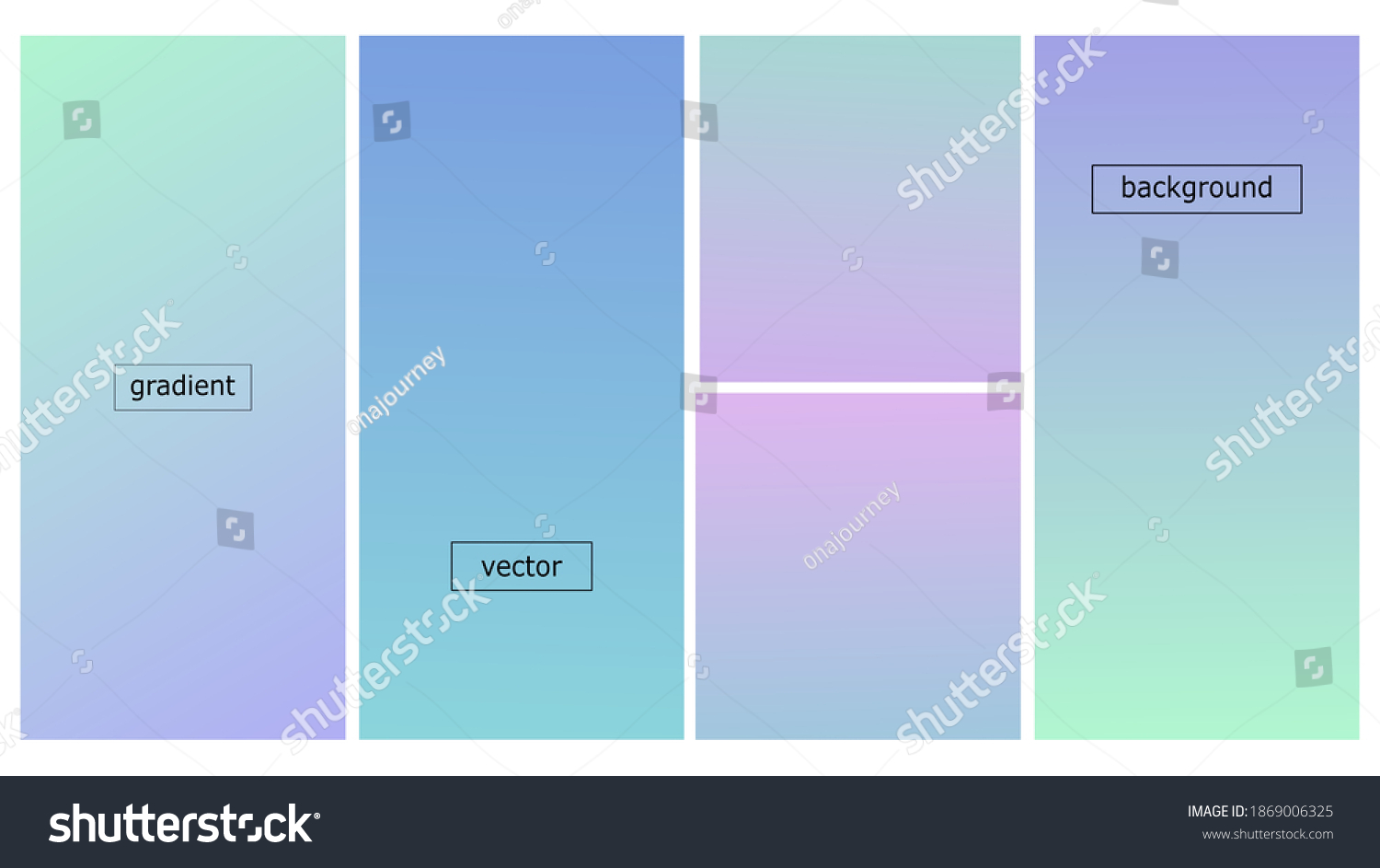 SVG of Gradient background set of blue color vectors. Abstract gradient light to dark blue azure violet color blend simple gradients set. Trendy minimalist editable web design cover svg