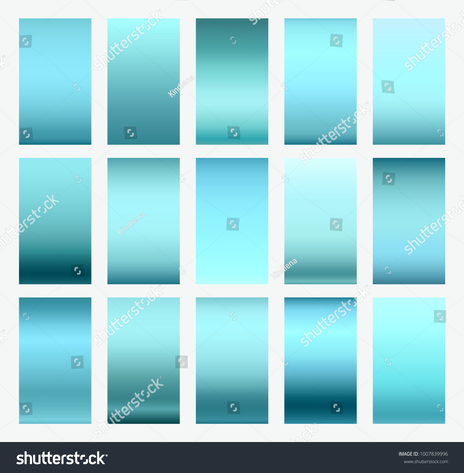 Gradient Blue Background Set Vector Modern Bright Turquoise Elegant Soft Color And Screen Interface Gradient Blue Background Set Vector Modern Bright Turquoise Elegant Soft Color And Screen Interface