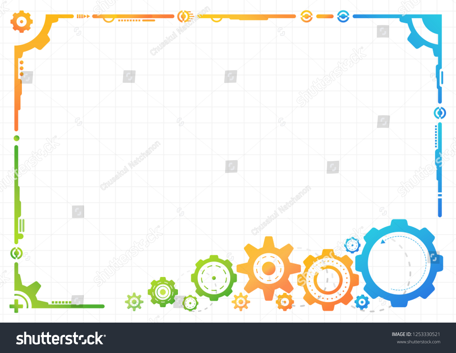 Border Design For Engineering - Image to u