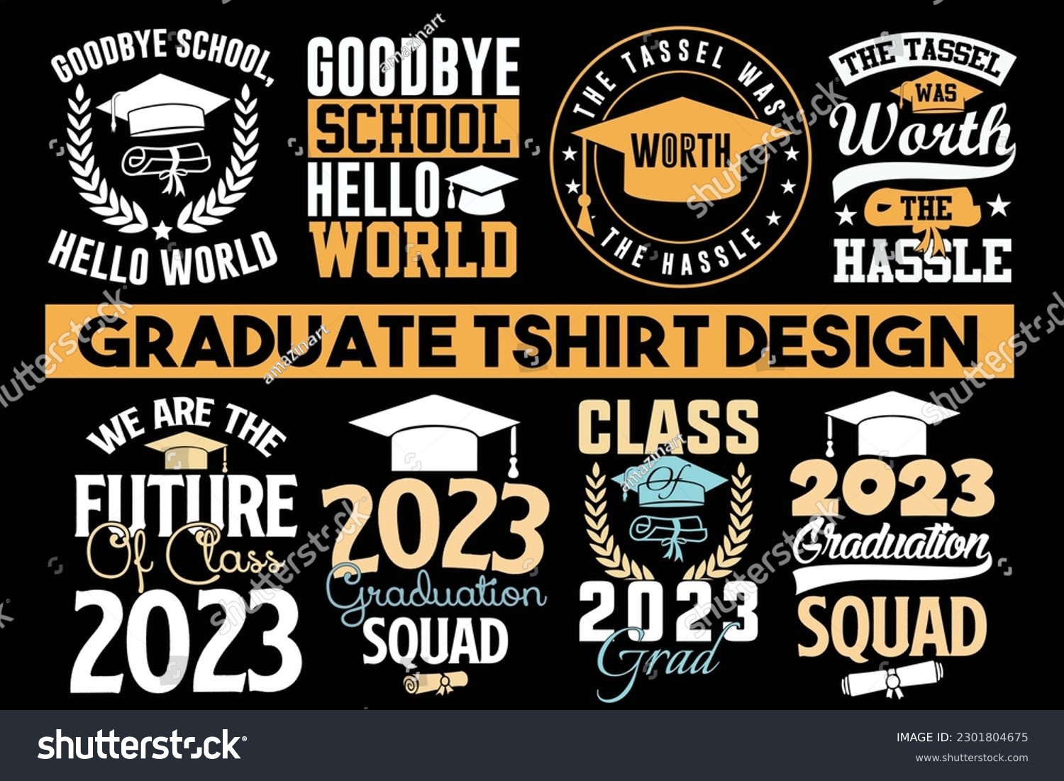 SVG of Graduate t shirt design, student, teacher, graduation svg, sublimation print, editable vector design, school, collage, achievement, academic, degree  svg