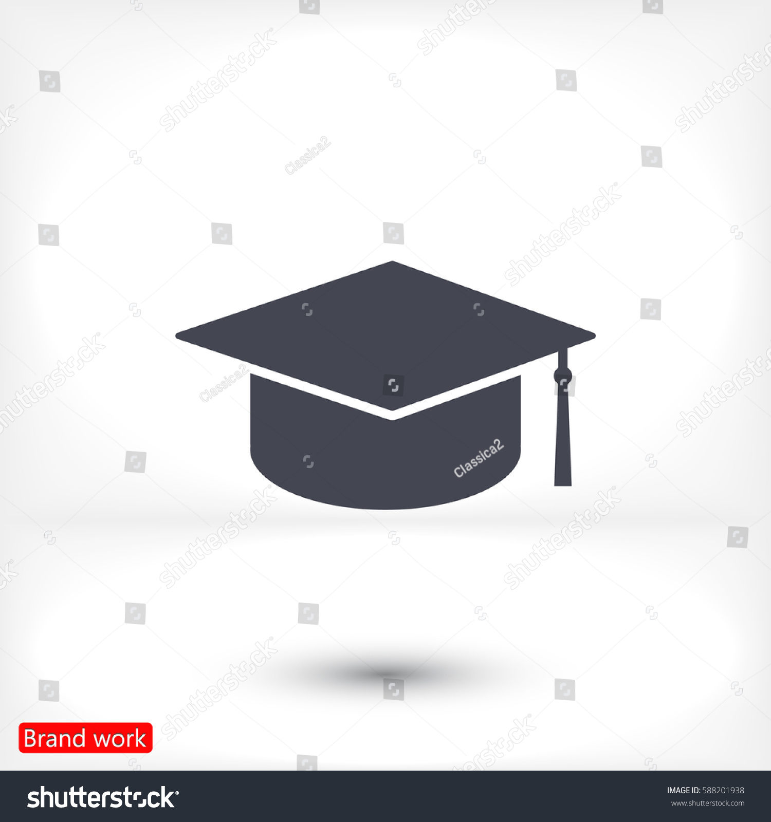 Graduation Cap Stock Vector 588201938 - Shutterstock