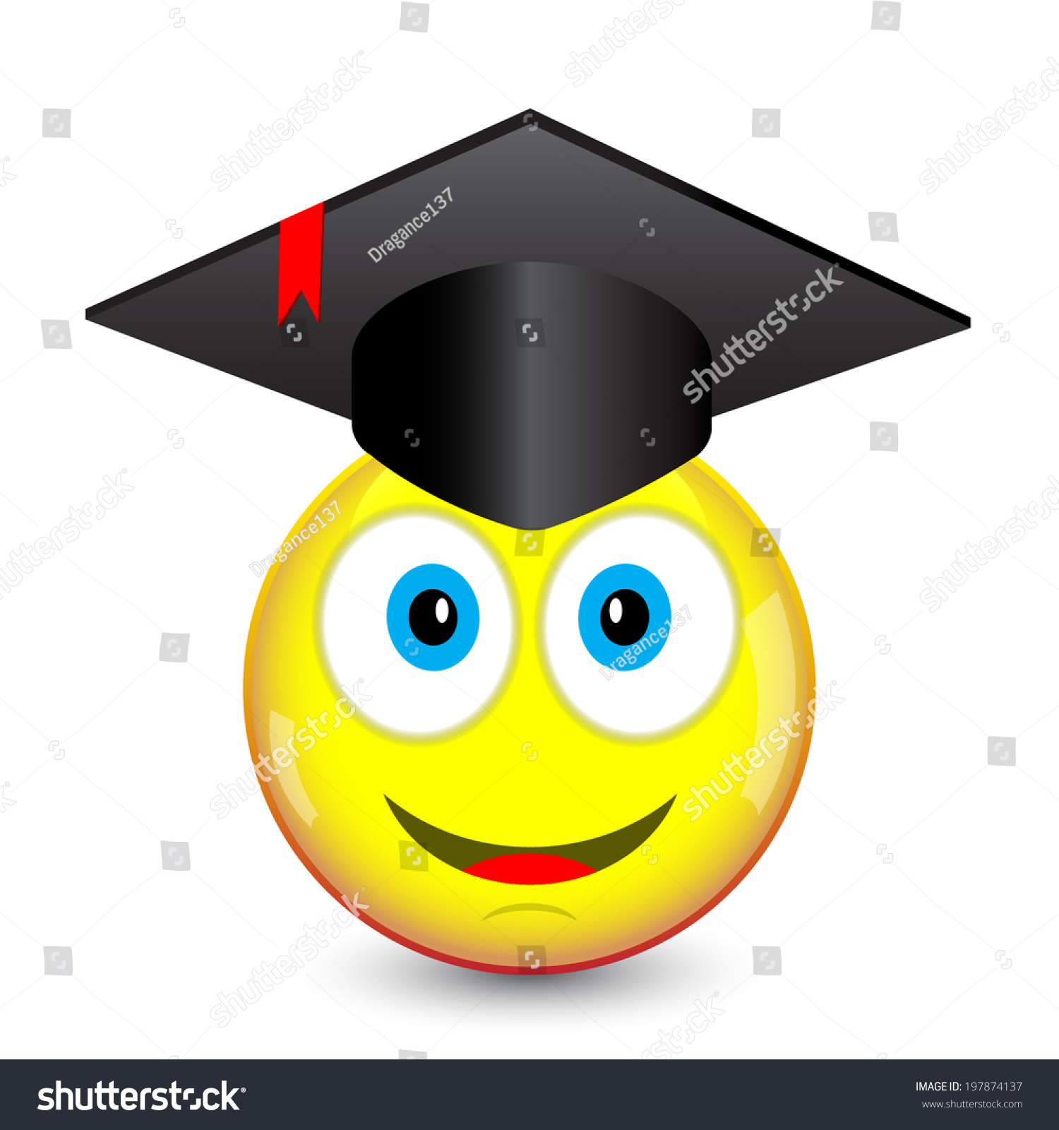 free graduation smiley face clip art - photo #28