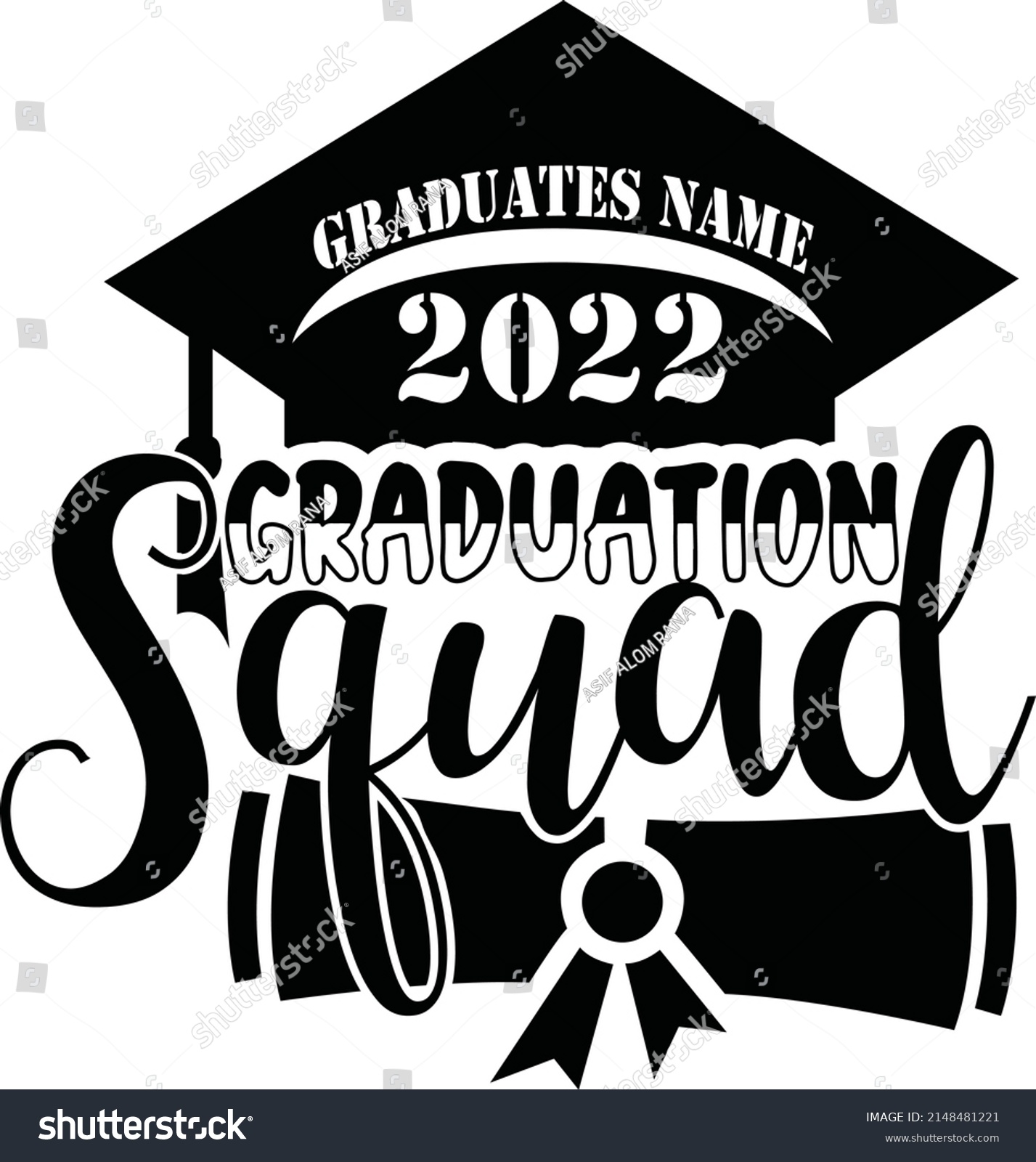 SVG of Graduation Squad 2022 SVG Design  svg