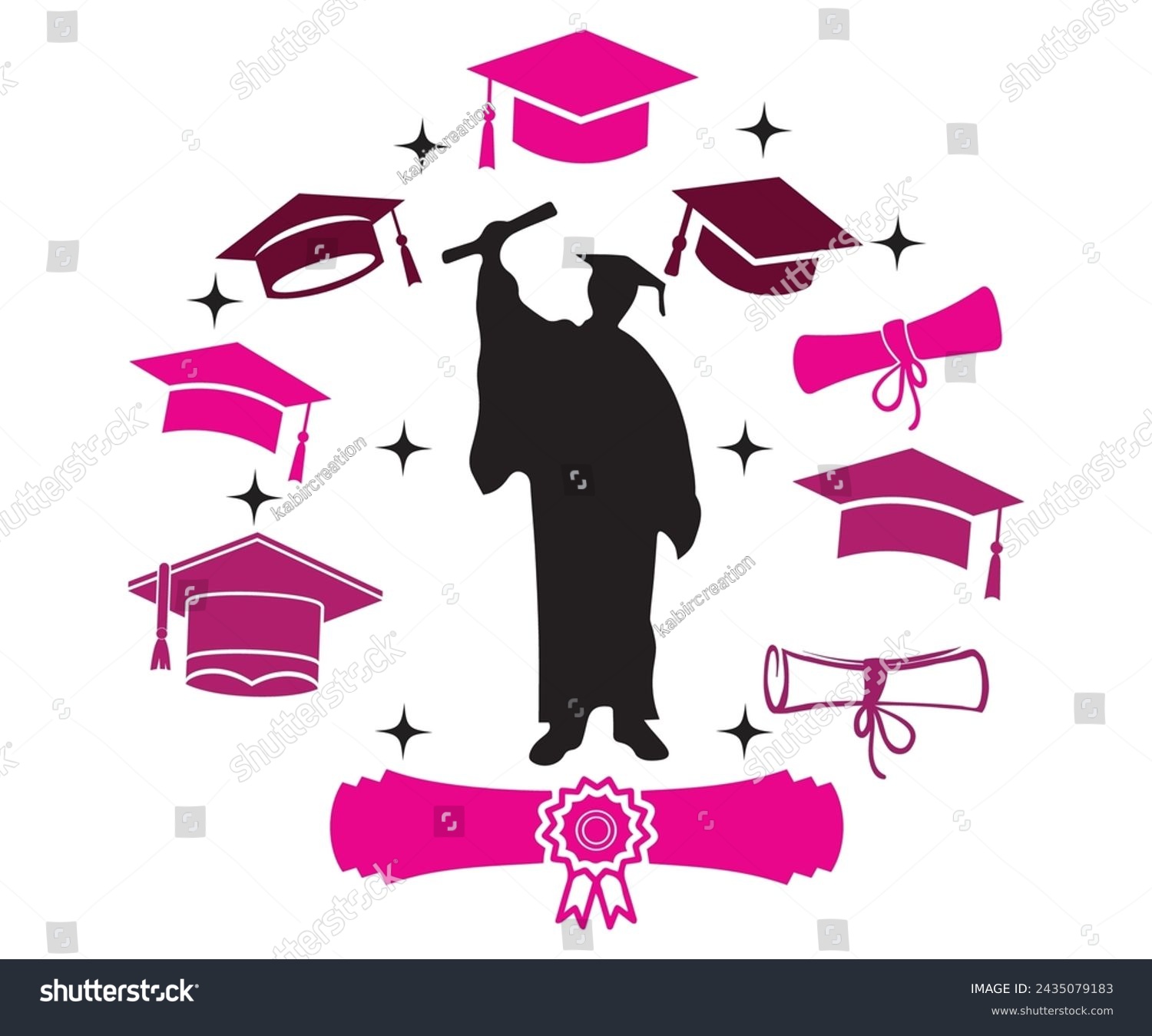 SVG of Graduation T-shirt, Senior Svg,Graduation Gifts, Graduation T-shirt, Senior Year Party, Senior Vibes Svg,Graduation Cap, cut File For Cricut svg