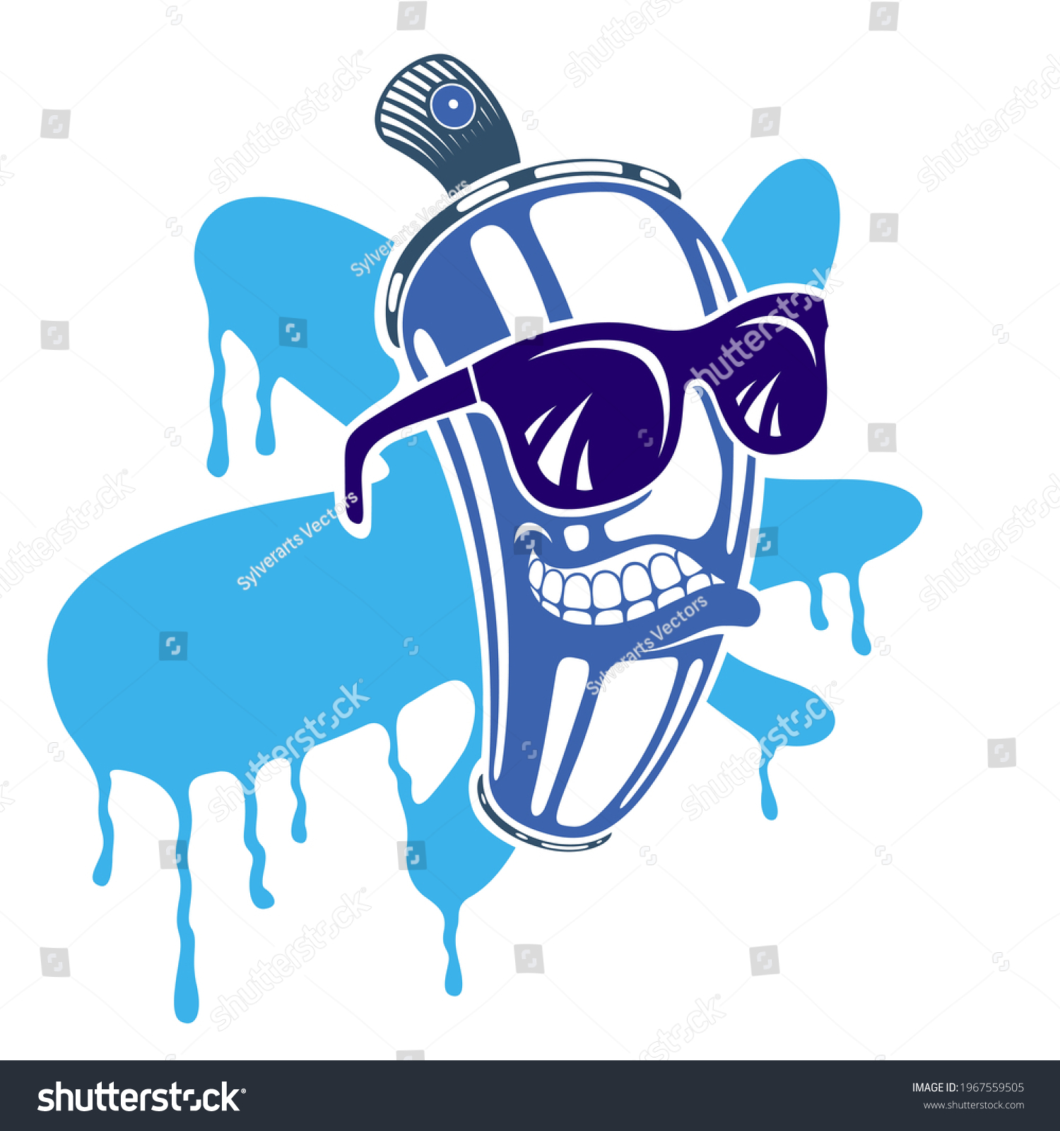 Graffiti Paint Spray Can Cartoon Character Stock Vector Royalty Free   Stock Vector Graffiti Paint Spray Can Cartoon Character Vector Illustration Urban Teen Culture Theme 1967559505 