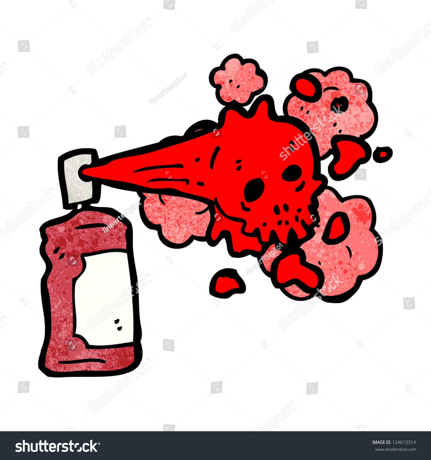 Graffiti Spray Can Cartoon Stock Vector 124613314 Shutterstock   Stock Vector Graffiti Spray Can Cartoon 124613314 