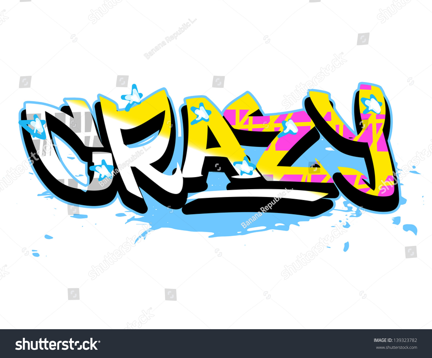 Graffiti Vector Art Urban Design Element Stock Vector (Royalty Free ...