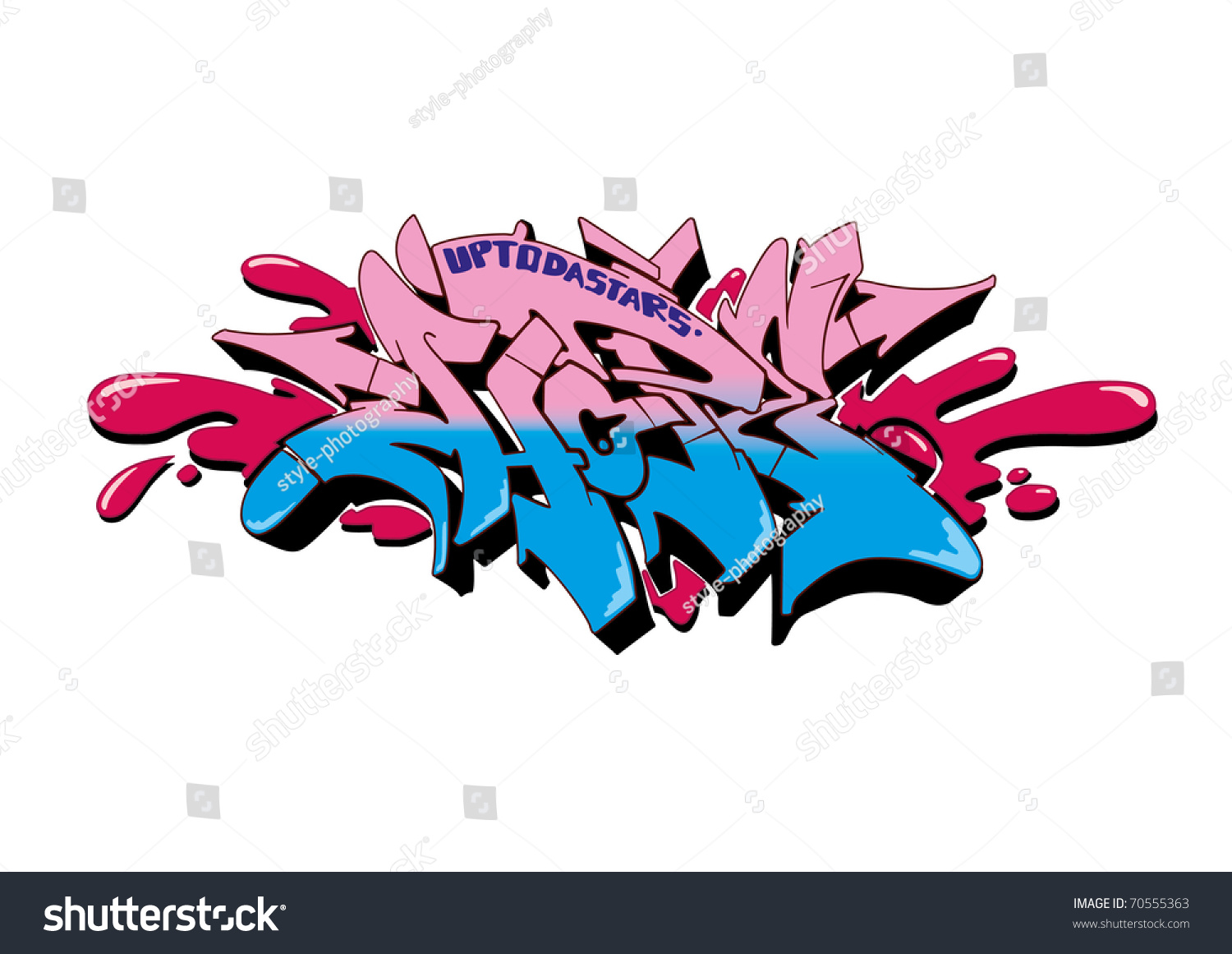 Graffiti Vector Sketch Design Word Hope Stock Vector 70555363 ...