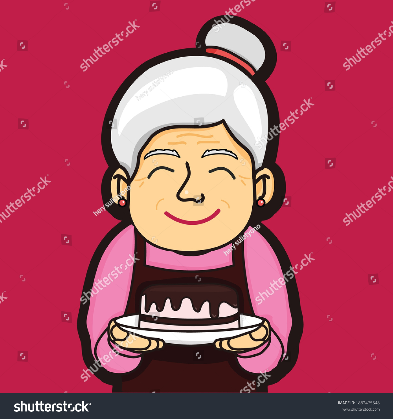 1,997 Old lady cake Images, Stock Photos & Vectors | Shutterstock