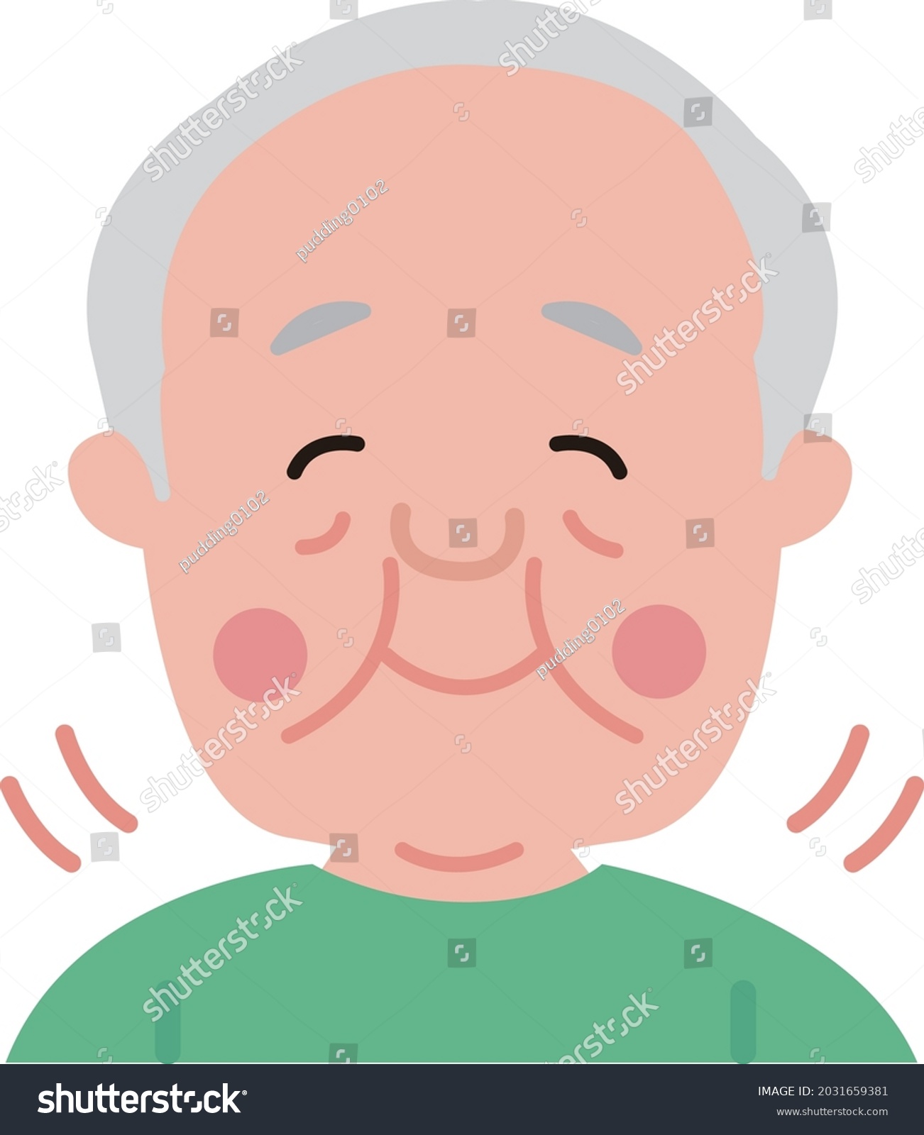 SVG of Grandfather who chews well and eats  svg