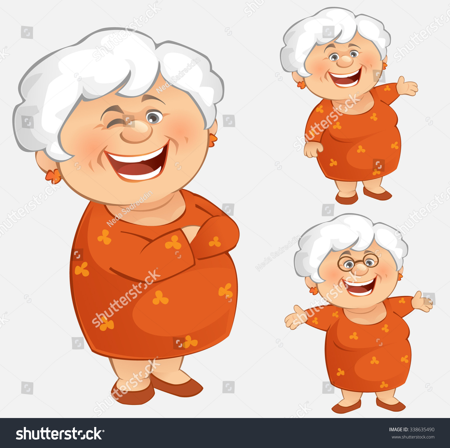 Grandma Stock Vector (Royalty Free) 338635490 - Shutterstock