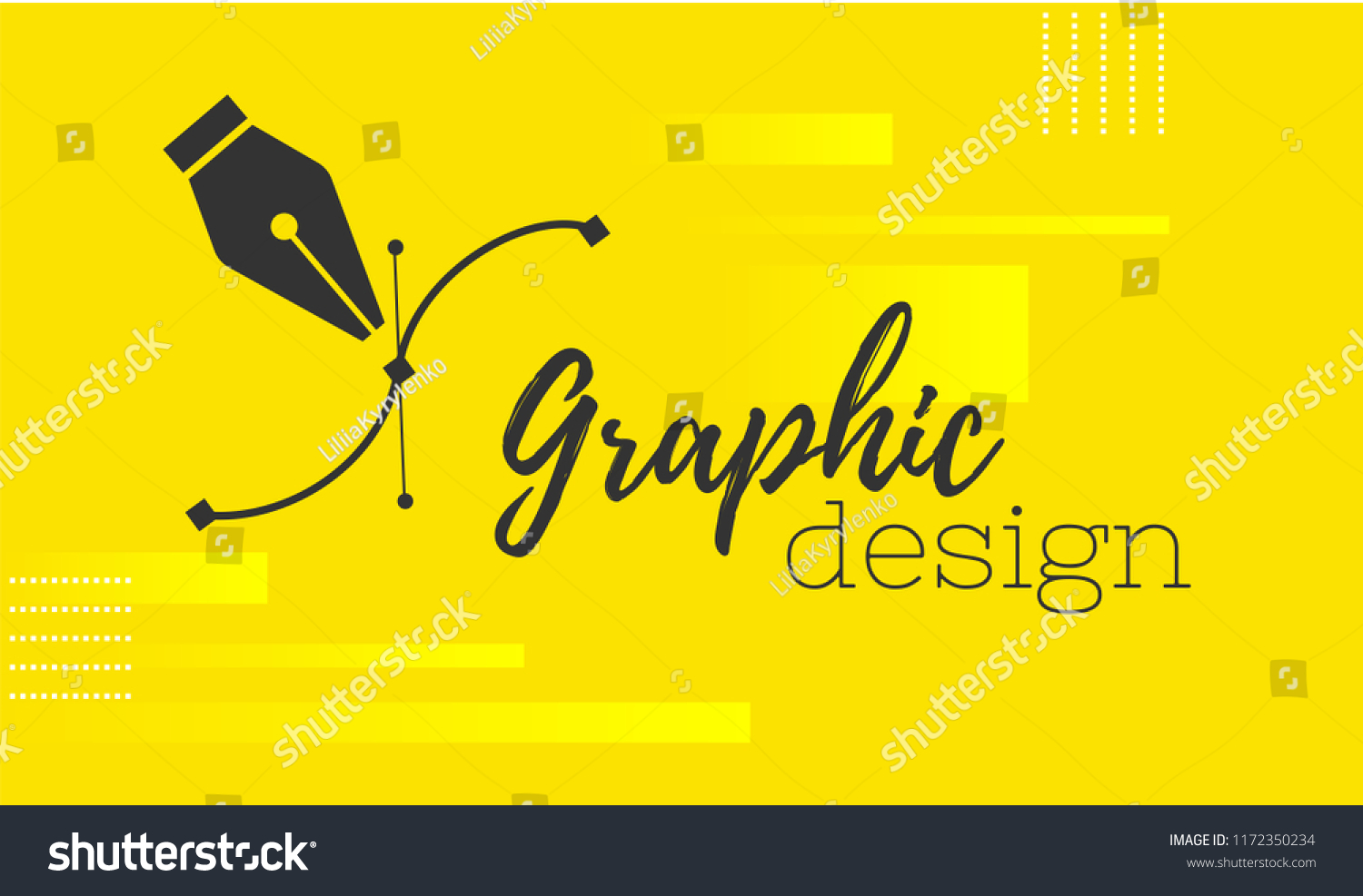SVG of Graphic design. Pen tool cursor. Vector computer graphics. banner for designer or illustrator. The curve control points. svg
