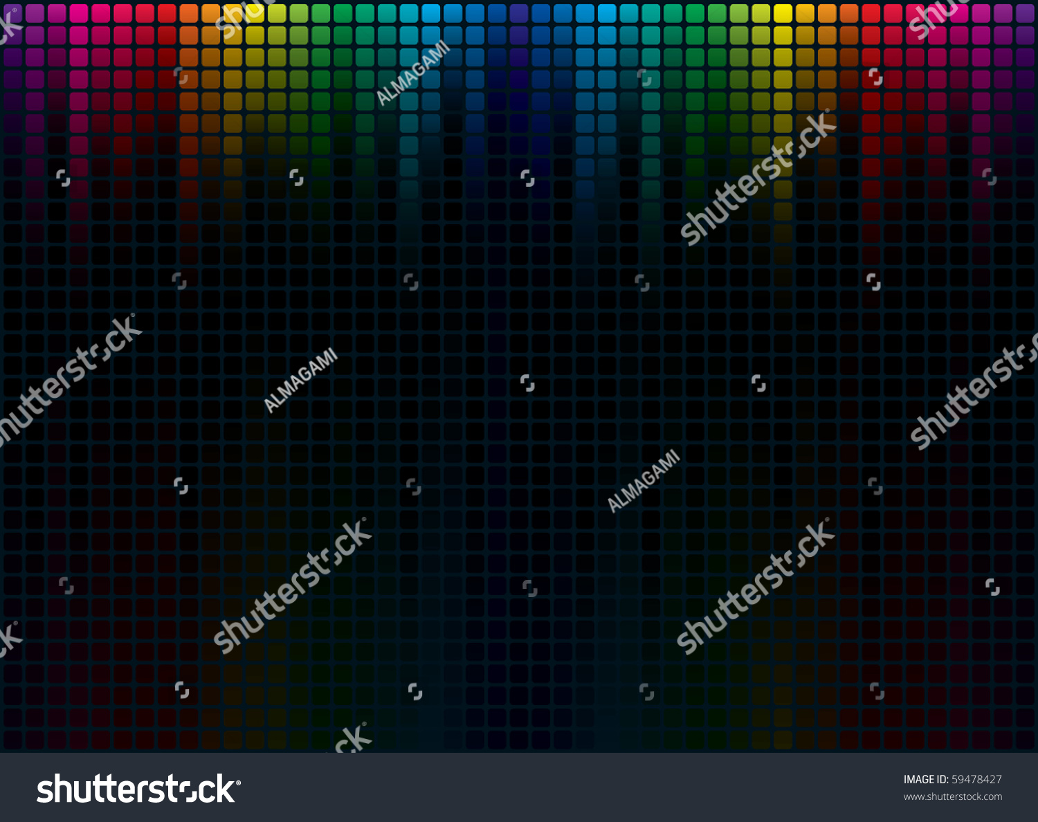Graphic Equalizer Display For Title Page Design (Editable Vector ...