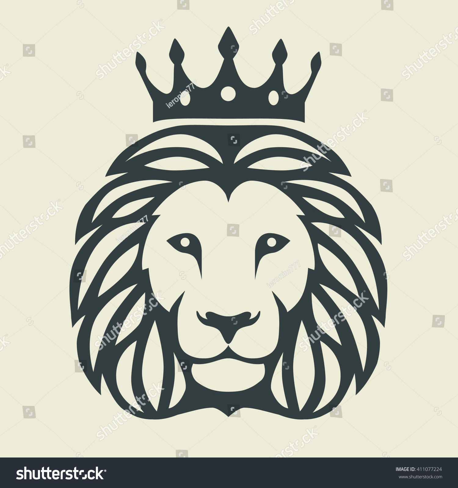 Free Free 229 Lion Head With Crown Svg SVG PNG EPS DXF File