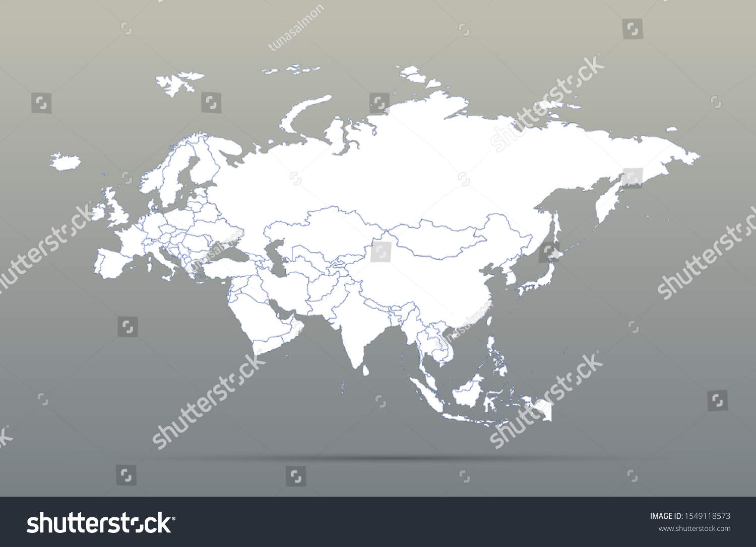 Graphic Vector Eurasia Map Eurasia Countries Stock Vector Royalty Free Stock Vector Graphic Vector Of Eurasia Map Eurasia Countries Detailed Map 1549118573