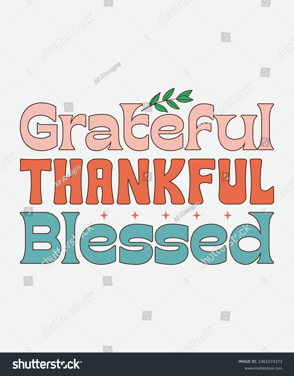 SVG of grateful thankful blessed retro design, grateful thankful blessed t-shirt, grateful thankful blessed svg, Christian Retro, Christian Svg, Christian T-Shirt, svg, retro svg