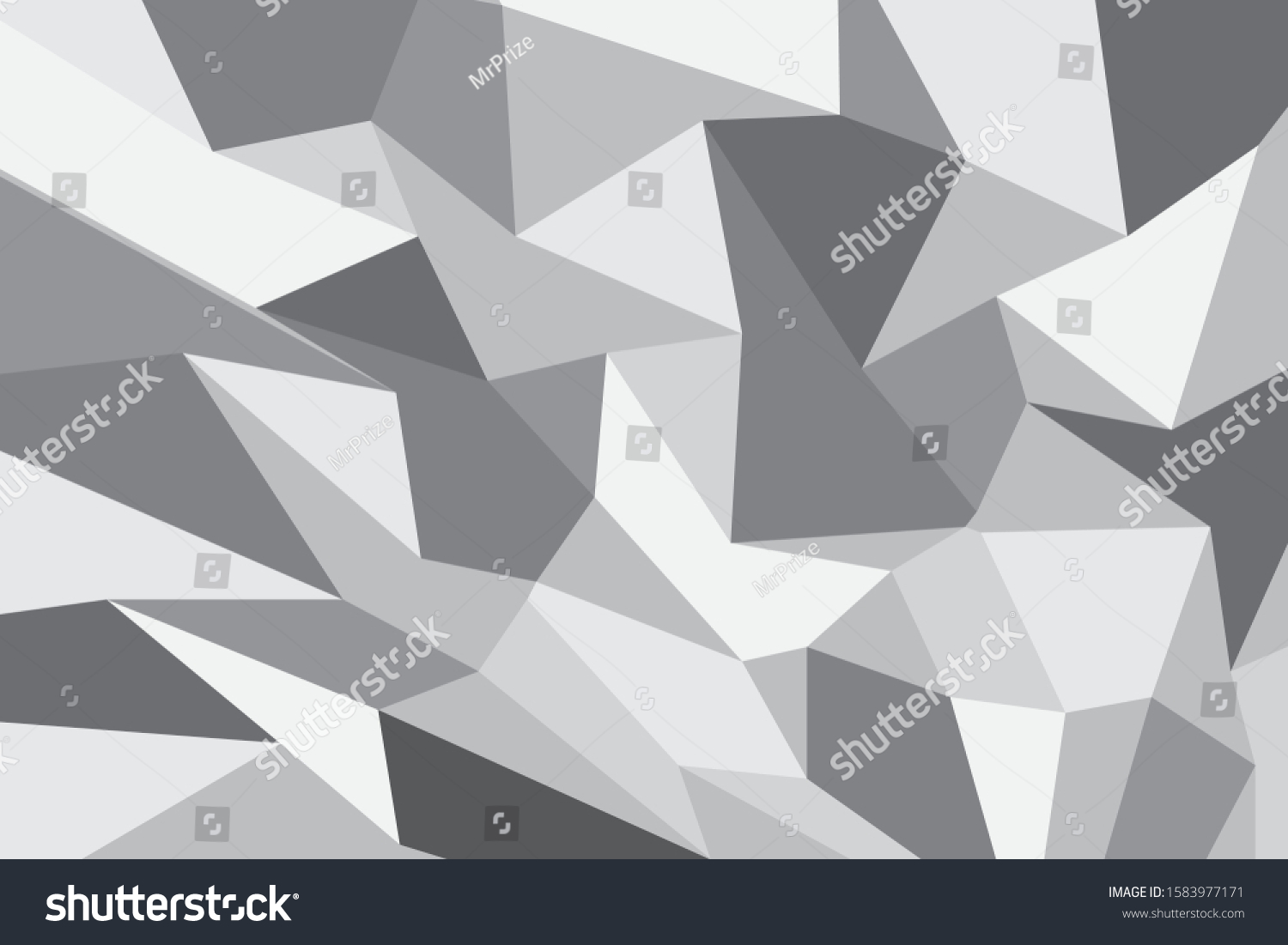 Gray Polygon Shape Background Gradation: vector de stock (libre de ...