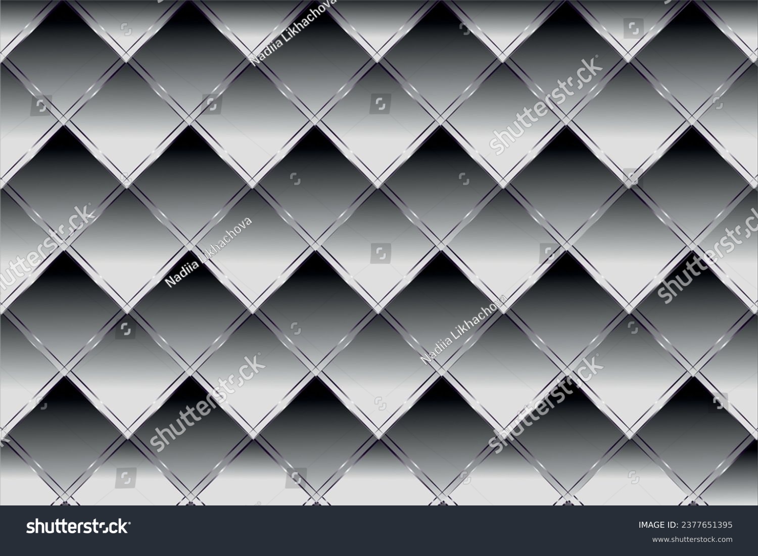 SVG of Gray premium background with luxurious dark and light patterned quads and silver lines. The gradient creates luxurious silver platinum lines. Rich background for premium design. Vector illustration. svg