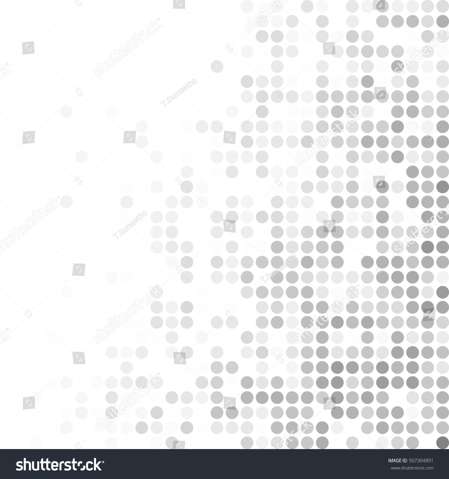 Gray White Random Dots Background Creative Stock Vector 507304891 ...