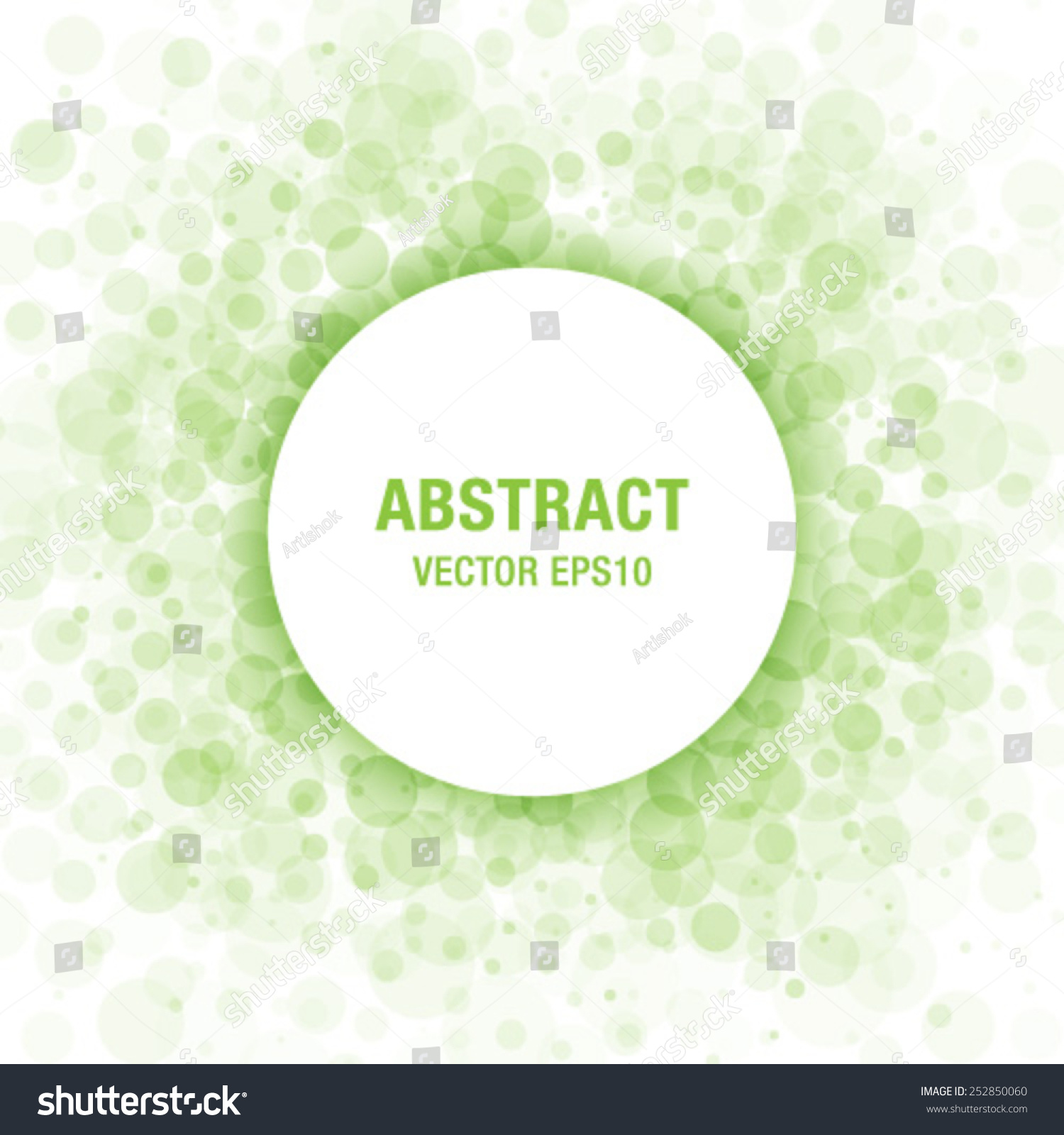 Green Abstract Circle Frame Design Element Stock Vector Royalty Free Shutterstock