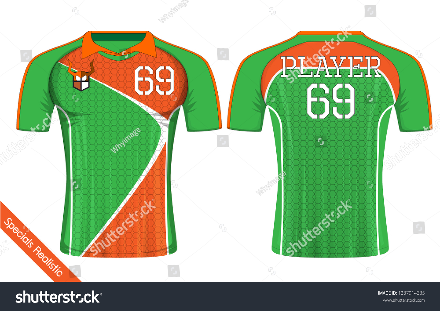 green and orange jersey