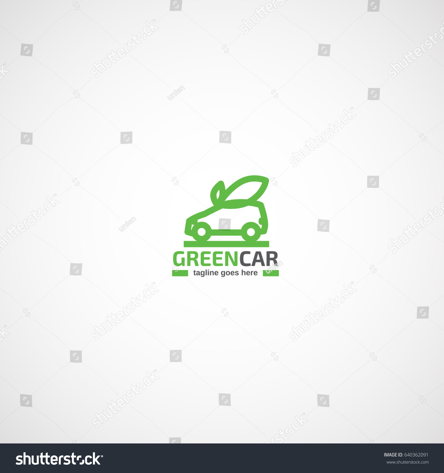 Green Car Logo Stock Vector 640362091 - Shutterstock