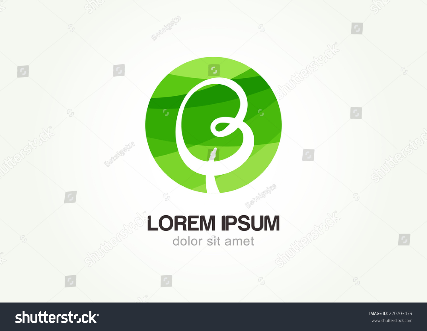Green Circle Handdrawn Tree Vector Logo Stock Vector 220703479 Shutterstock Green Circle Tree Vector Logo Design Stock Vector 235140895