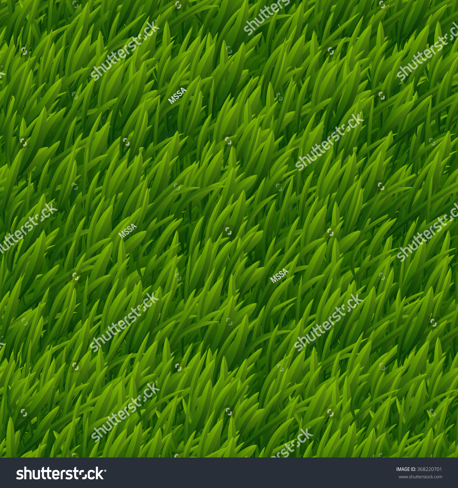 Green Grass Vector Seamless Texture. Lawn Nature, Meadow Plant, Field ...