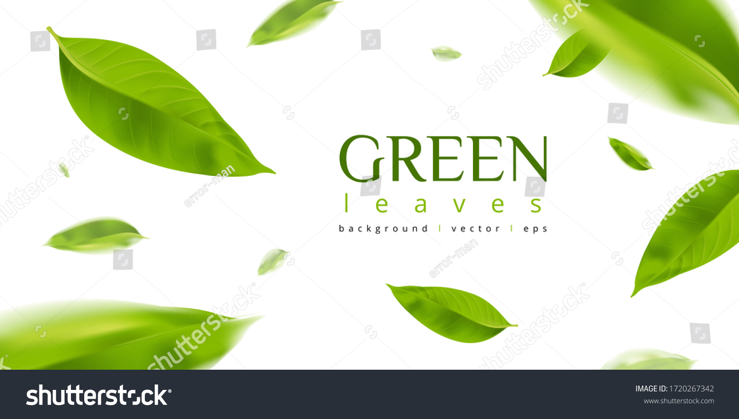 SVG of Green leaves background 3d illustration vector svg