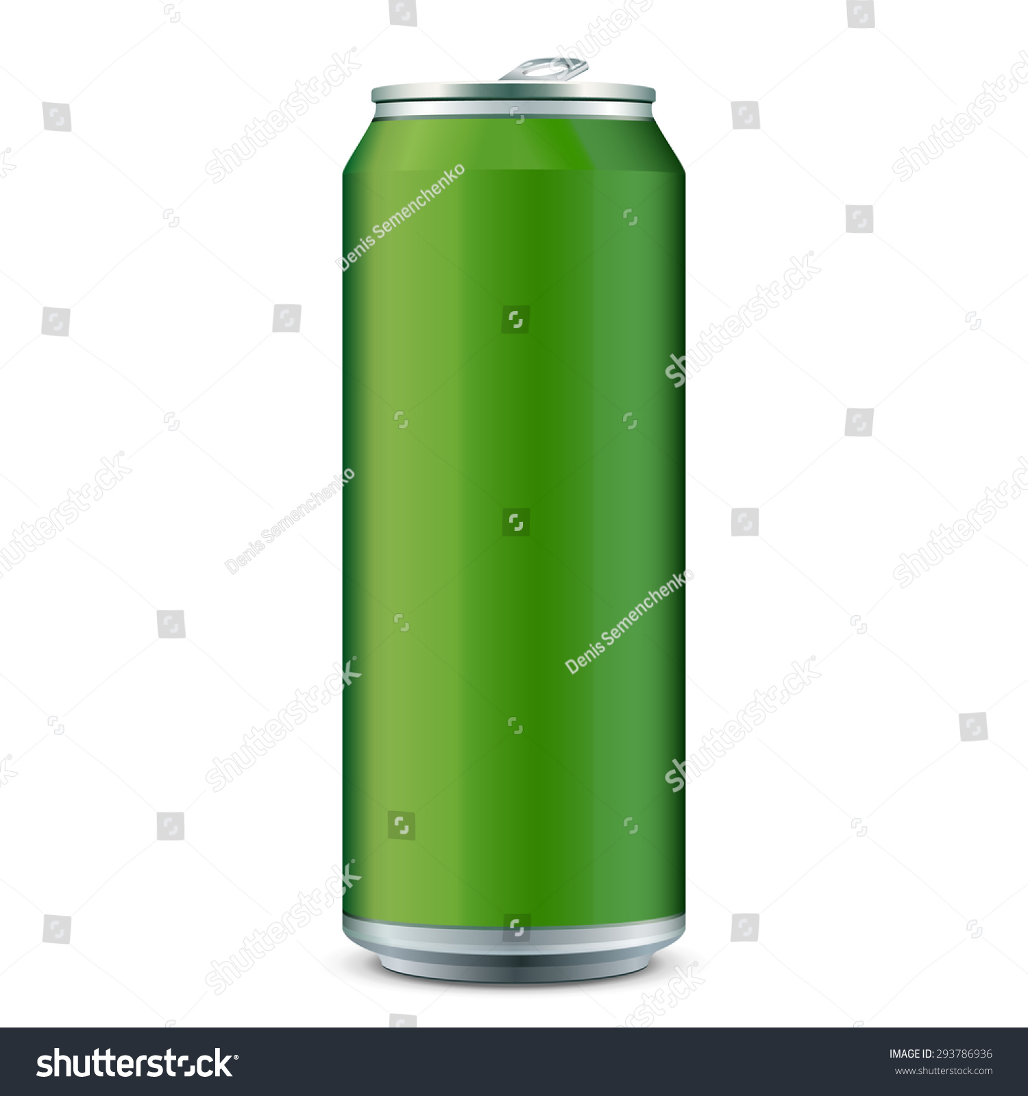 SVG of Green Metal Aluminum Beverage Drink Can 500ml. Ready For Your Design. Product Packing Vector EPS10  svg