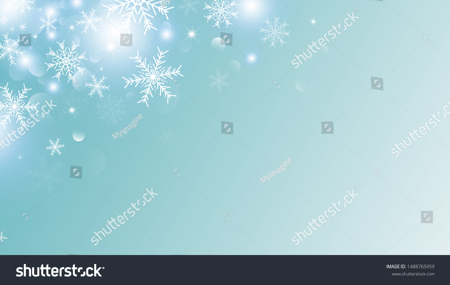 Green Mint Christmas Background Concept Design Stock Vector (Royalty