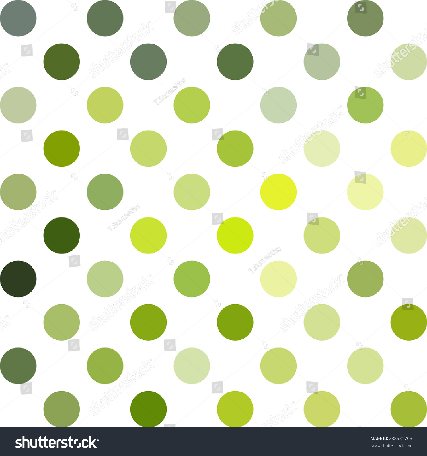 Green Polka Dots Background Creative Design Stock Vector (Royalty Free ...