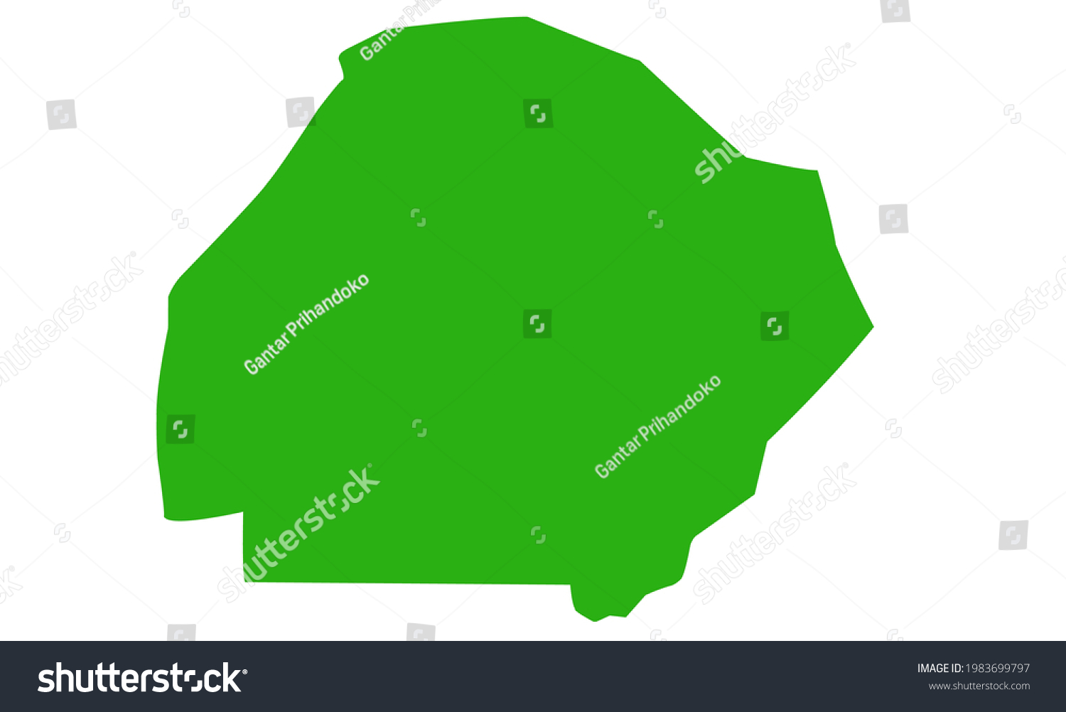 SVG of Green silhouette map of the city of Bahawalpur in Pakistan svg