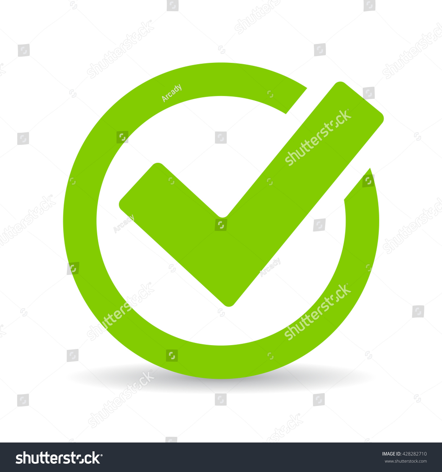 image vector checkbox Isolated Checkbox Green Stock Illustration Tick Vector