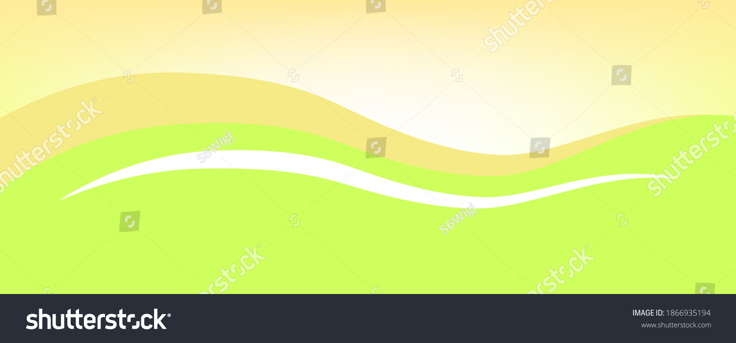 Green Yellow Abstract Curve Pattern Background Stock Vector (Royalty ...