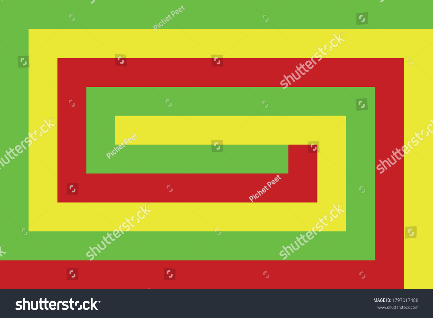 Green Yellow Black Line Background Stock Vector (Royalty Free) 1797017488