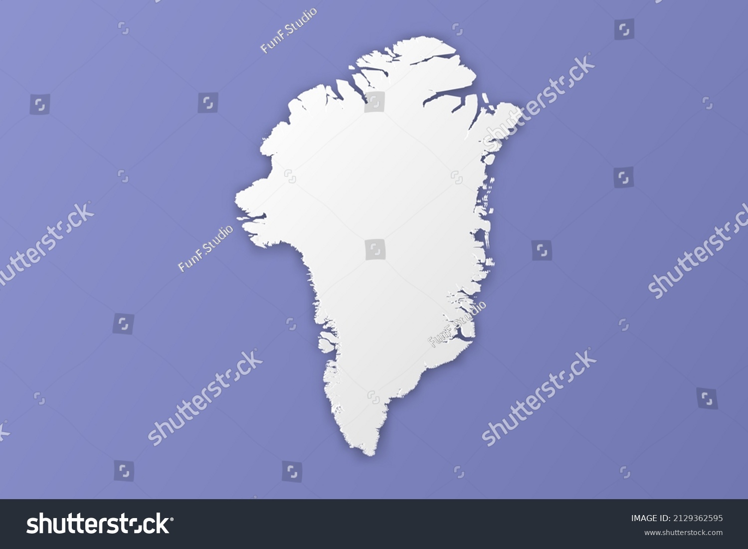 Greenland Map World Map International Vector Stock Vector (Royalty Free ...